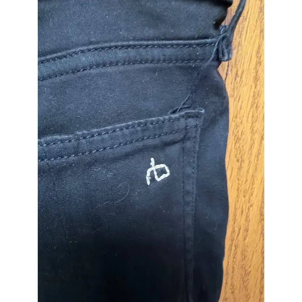 rag & bone/JEAN Legging Black Skinny Jeans Women's 29 Stretch Mid Rise